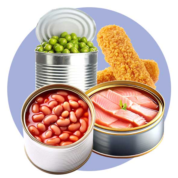 کنسرو و غذای آماده و منجمد